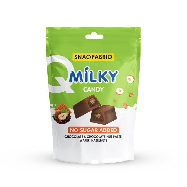 Snaq Fabriq Milky 130 grams (С молочно-ореховой пастой, вафлей и фундуком)