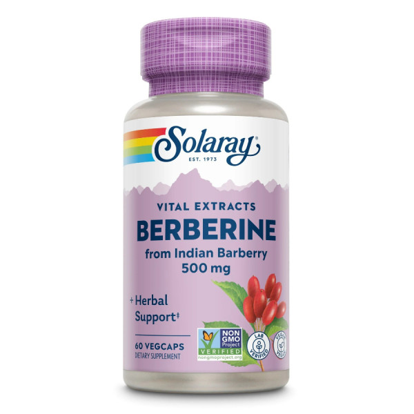 Solaray Berberine from indian Barberry 500 mg 60 veg capsules