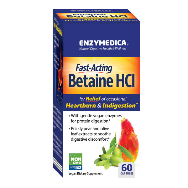 Enzymedica Бетаин 60 капсул