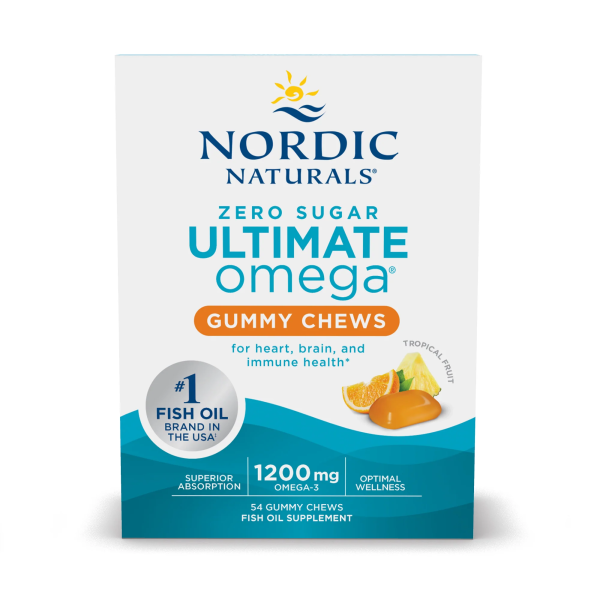 Nordic Naturals Ultimate Omega Zero Sugar 54 gummies