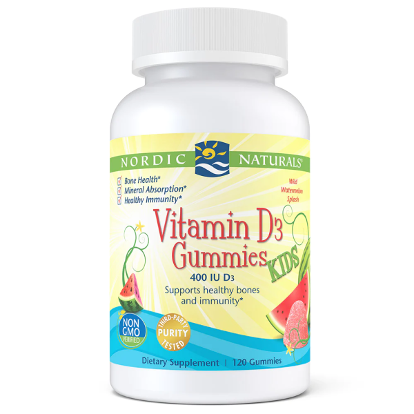 Nordic Naturals Vitamin D3 Gummies KIDS 120 gummies