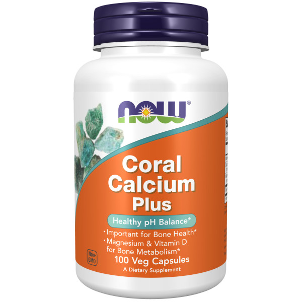 NOW Coral Calcium Plus 100 veg capsules