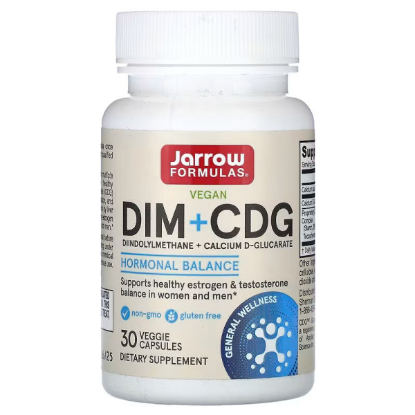 Jarrow Formulas DIM + CDG 30 veg capsules