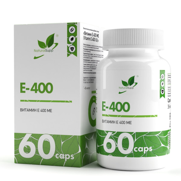 NaturalSupp E 400 ME 60 capsules