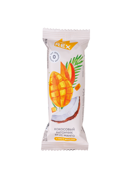 Protein Rex Кокосовый батончик 40 grams (Манго)