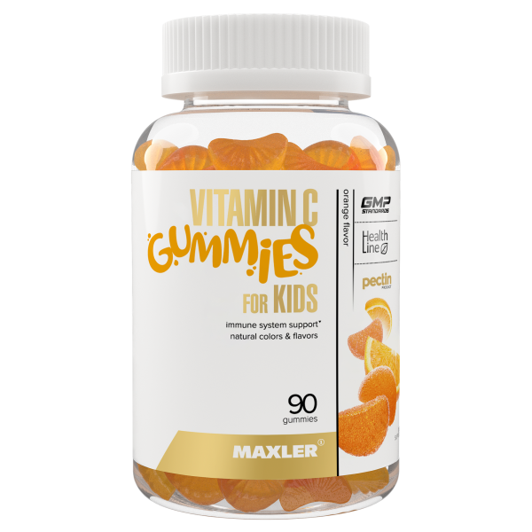 Maxler Vitamin C for Kids 90 gummies  (Апельсин)