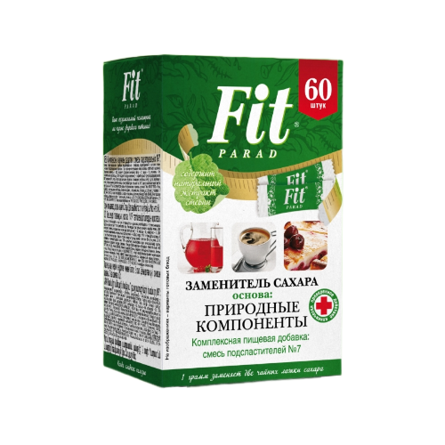 Fit Parad Заменитель сахара №7 60 гр 32 стика