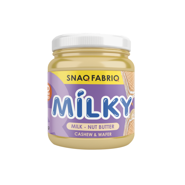 Snaq Fabriq Milky Milk-Nut Butter Cashew & Wafer 250 grams