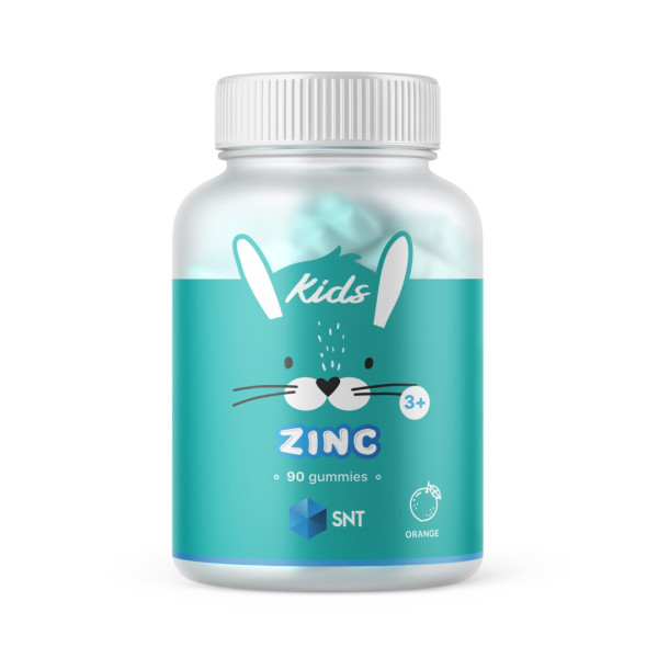 SNT Kids Zinc 90 orange gummies