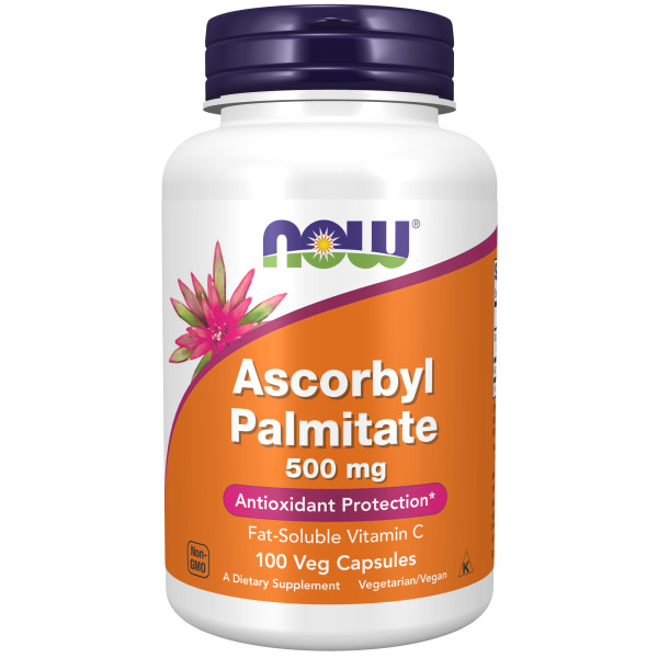 NOW Ascorbyl Palmitate 500 mg 100 veg capsules