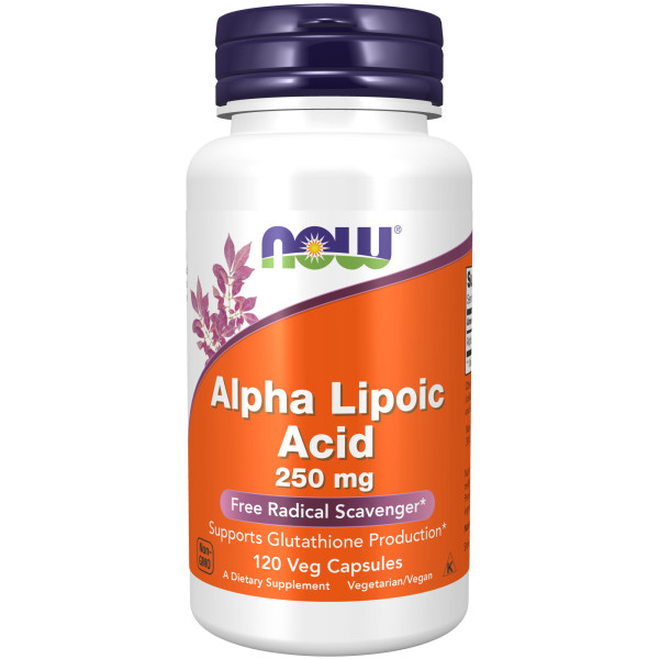 NOW Alpha Lipoic Acid 250 mg 120 veg capsules