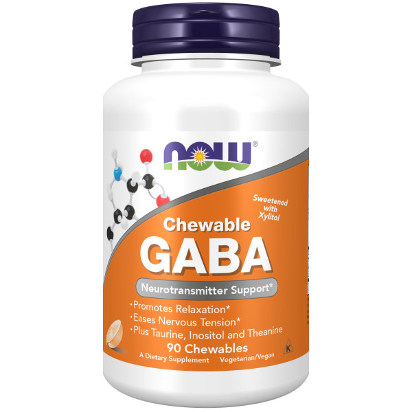 NOW GABA 250 mg 90 chewables