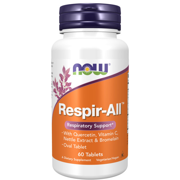 NOW Respir-all allergy 60 tablets