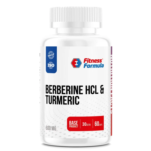 Fitness Formula Berberine HCl Turmeric 600 mg 60 capsules