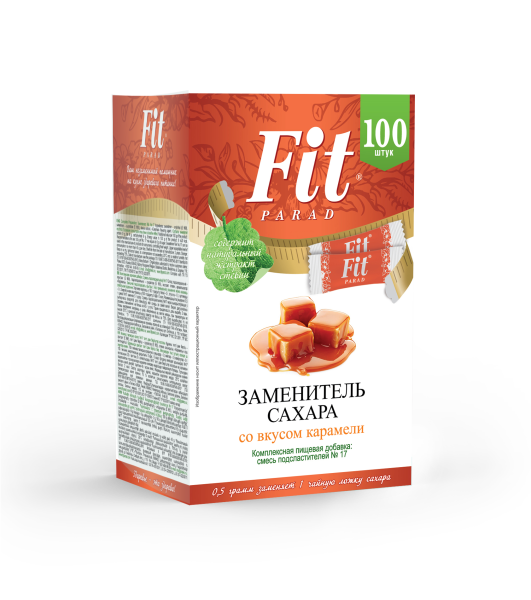Fit Parad Заменитель сахара №17 50 гр 100 стиков (Карамель)