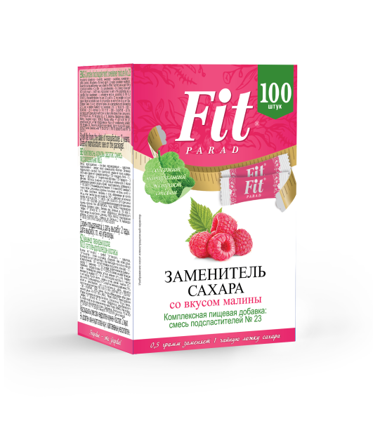 Fit Parad Заменитель сахара №23 50 гр 100 стиков (Малина)