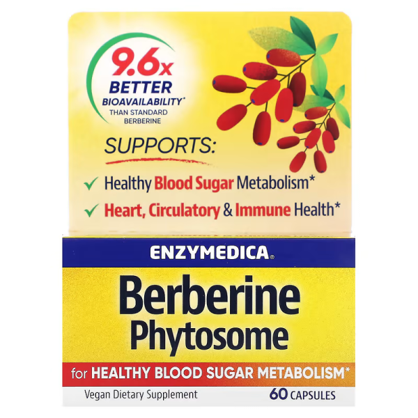Enzymedica Berberine Phytosome 60 capsules