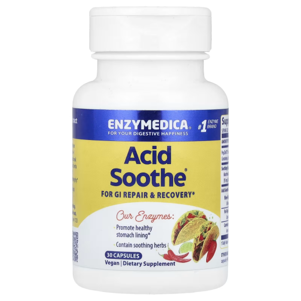 Enzymedica Acid Soothe 30 capsules