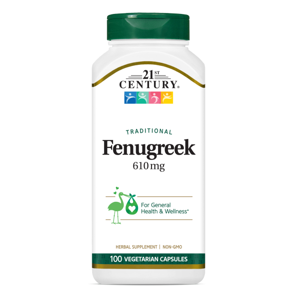 21st Century Fenugreek 610 mg 100 veg capsules