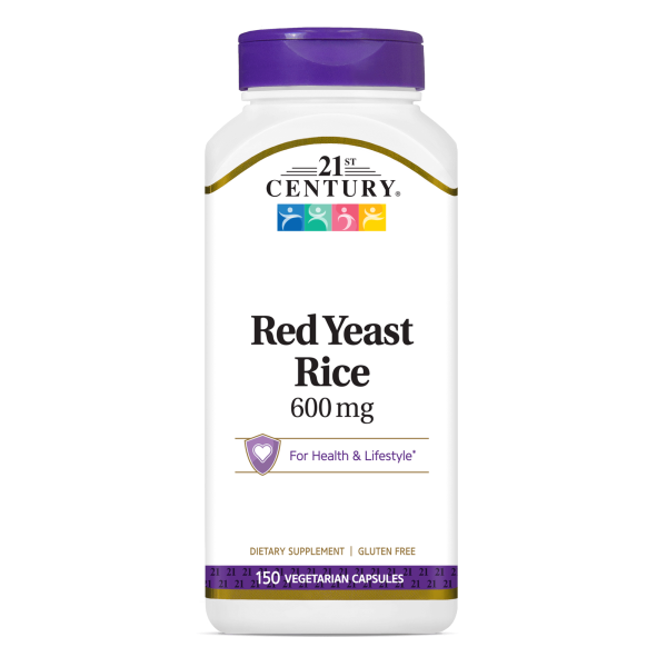 21st Century Red Yeast Rice 600 mg 150 veg capsules