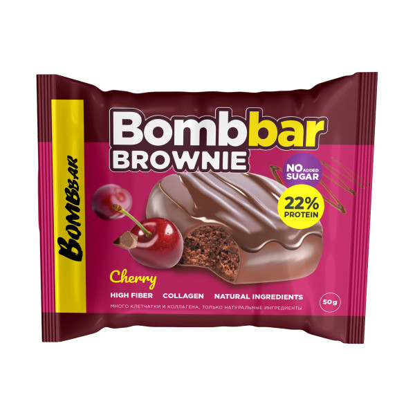 Bombbar Brownie 50 grams (Вишня)