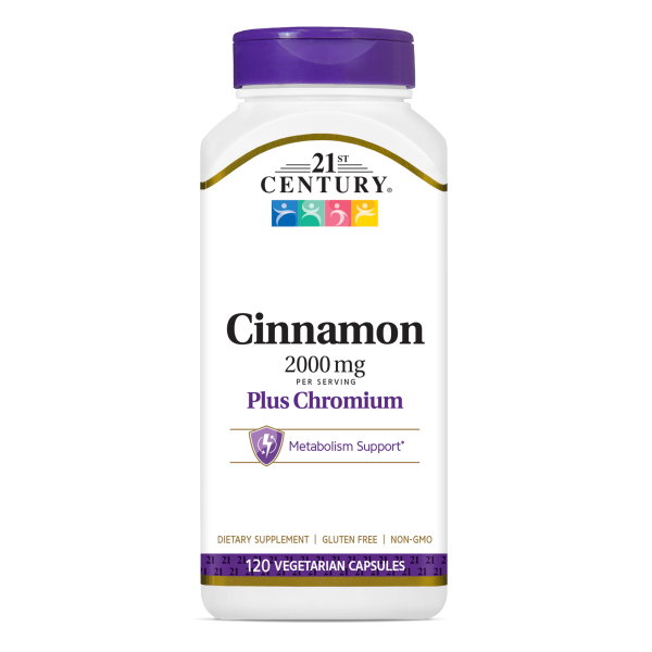 21st Century Cinnamon 2000 mg 120 veg capsules