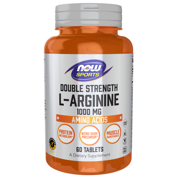 NOW L-Arginine 1000 mg 60 tablets
