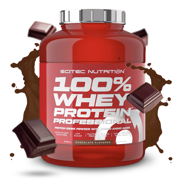 Scitec Nutrition 100% Whey Protein Professional 2350 grams (Шоколад)