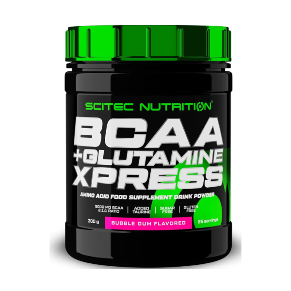 Scitec Nutrition BCAA+Glutamine Xpress 300 grams (Баблгам)