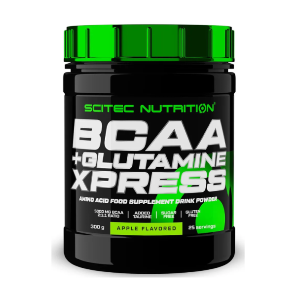 Scitec Nutrition BCAA+Glutamine Xpress 300 grams (Яблоко)