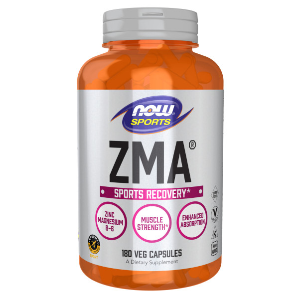 NOW ZMA 800 mg 180 veg capsules