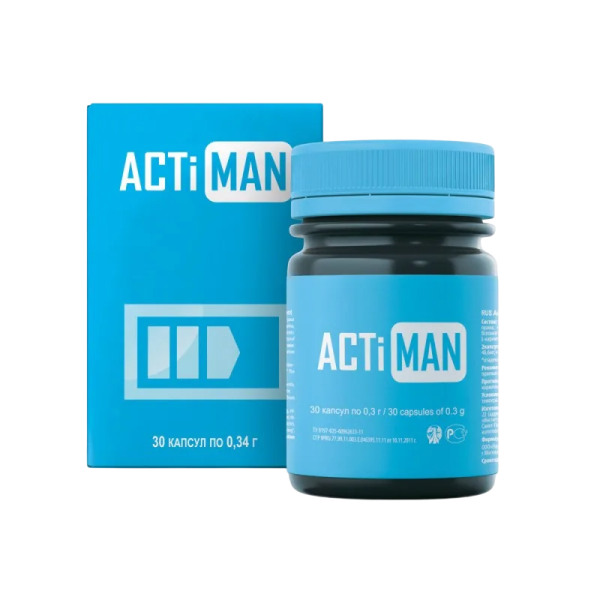Peptides ACTiMAN лечеб-профилакт препарат для мужского организма 30 капсул