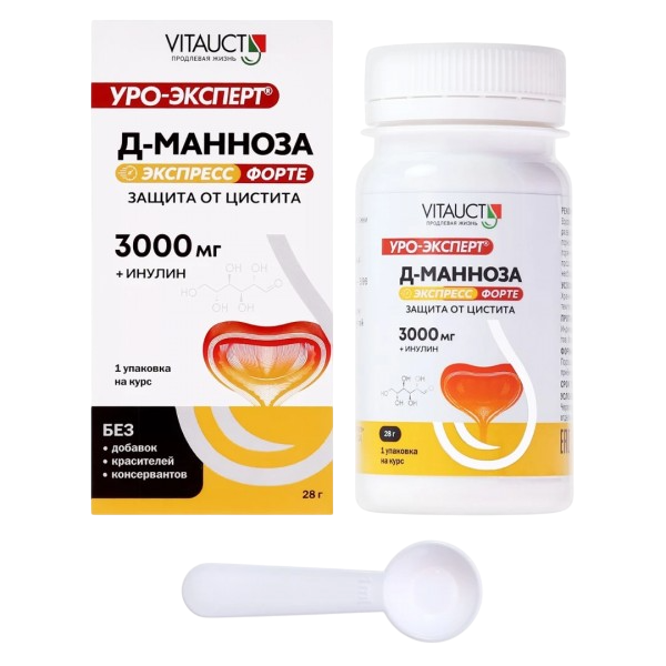 Vitauct Д-Манноза Экспресс Форте 3000 мг 28 гр