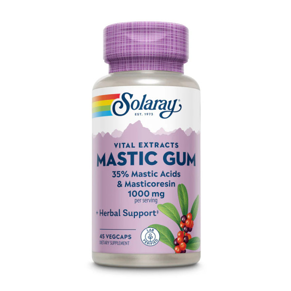 Solaray Mastic Gum 1000 mg 45 veg capsules