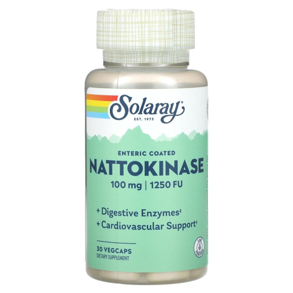 Solaray Nattokinase 100 mg 30 veg capsules