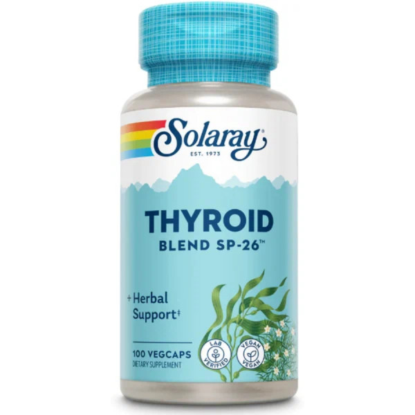 Solaray Thyroid Blend SP-26 100 veg capsules